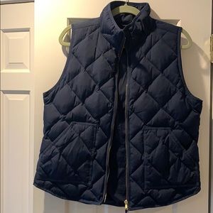 Jcrew vest navy blue